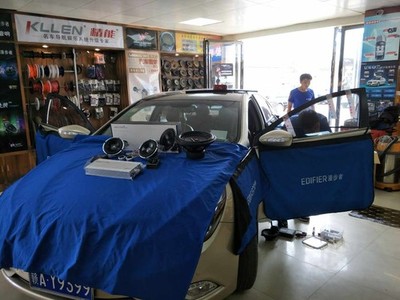 現在索八汽車音響升級!改裝店江西南昌漫步者總代理{英.德雷特汽車影音}